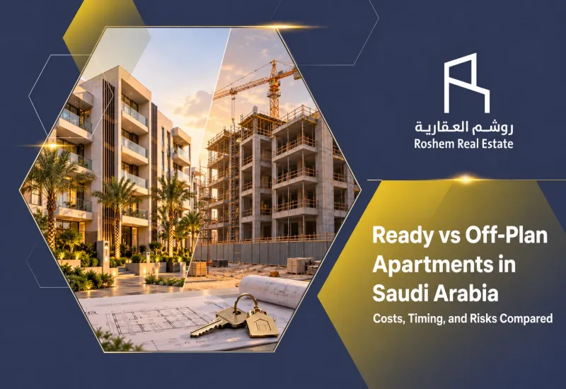 Ready vs Off-Plan Apartments in Saudi Arabia | Roshem